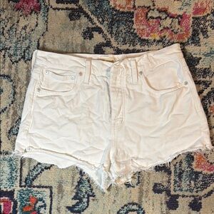 Madewell White Denim Women's Shorts